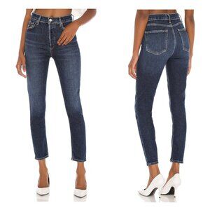 AGOLDE Nico High Rise Slim Fit Button Fly Jeans Cabana Dark Wash EUC - 29